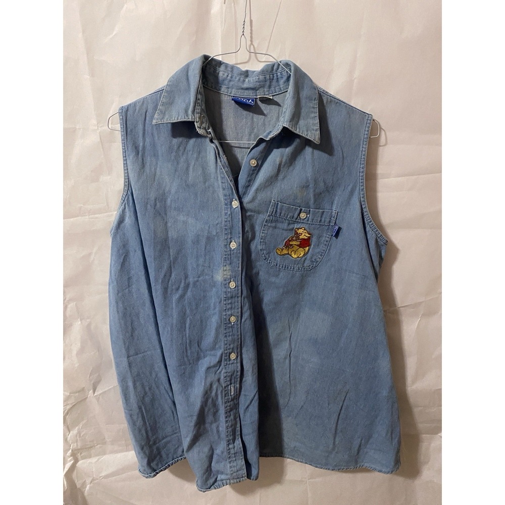 Vintage Winnie The Pooh Vest Disney Size L